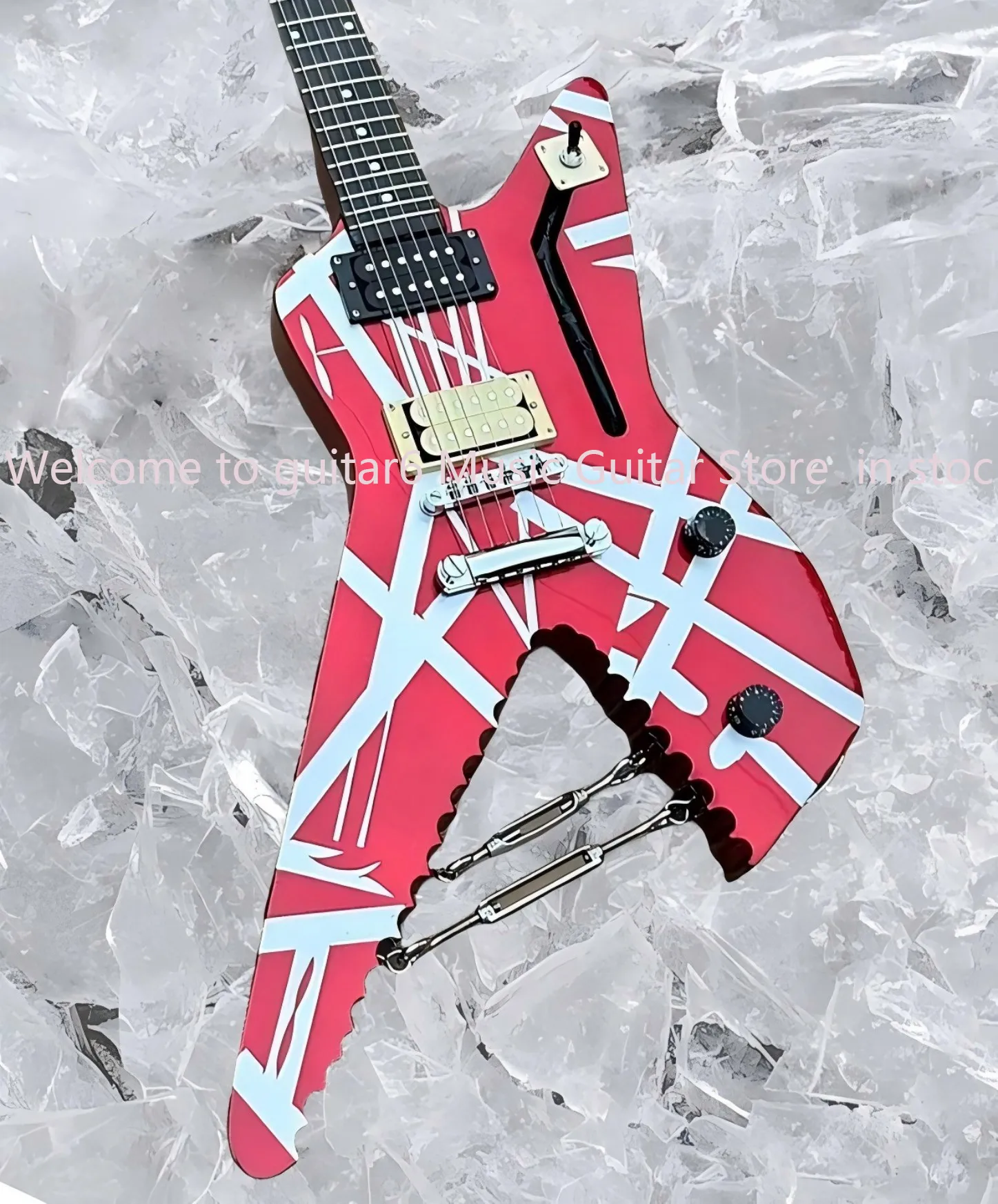 ユニークデザイン エレキギター ピンク エレキギター ユニークデザイン