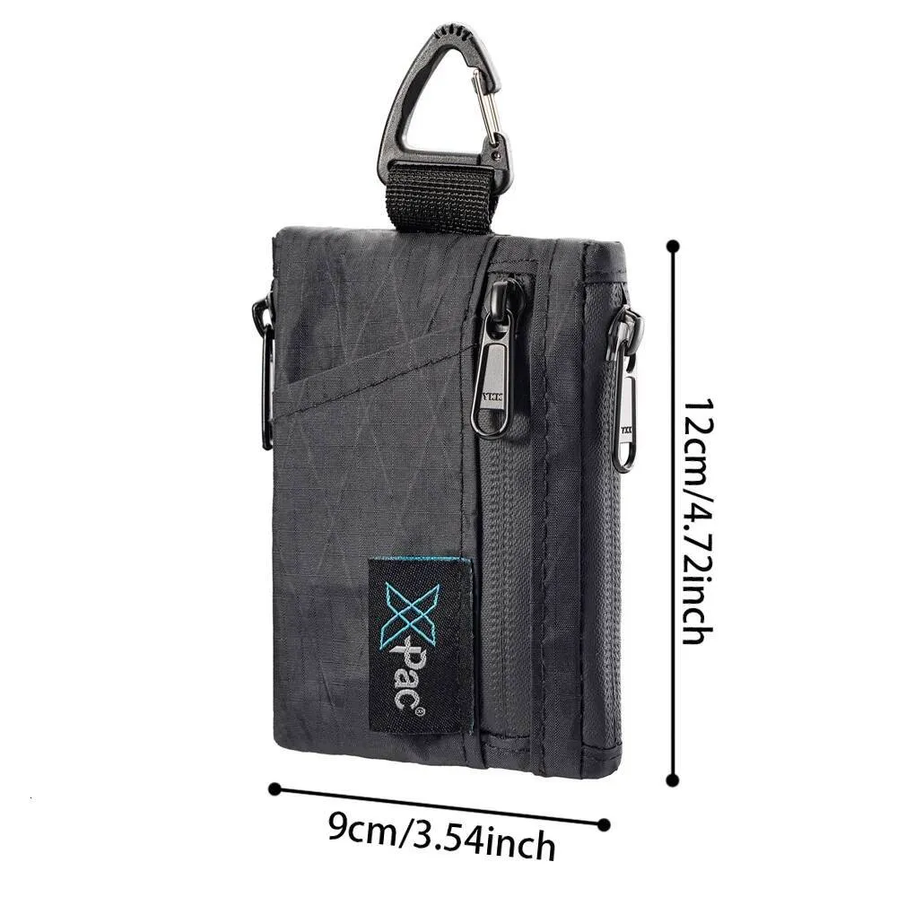 ✓ DHgate 지퍼, 키 체인 및 코인 파우치가있는 작은 5 포켓 지갑 카드 용 EDC 포켓 주최자 및 일상적인 사용 | 오늘 특별  할인