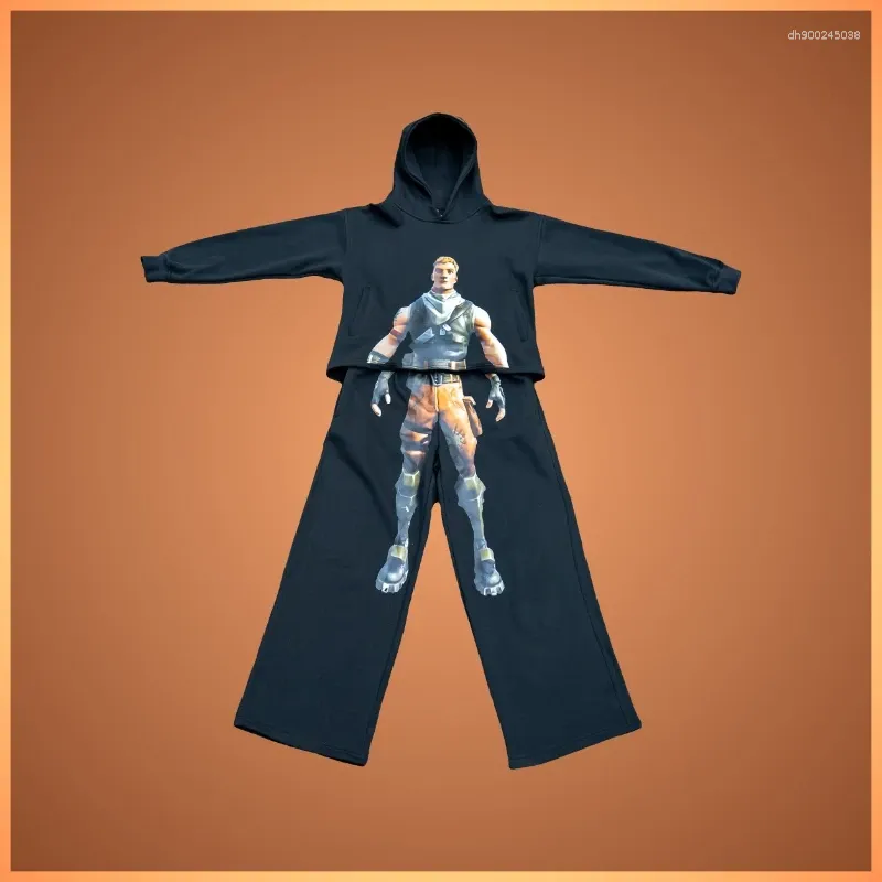 Save Big on Bulk Mens Clothes Tracksuits Men's Tracksuits Pcs Hoodies Co  Ords Jonesy Tracksuit Character Printed Pattern Sets Simulation Funny Hip 