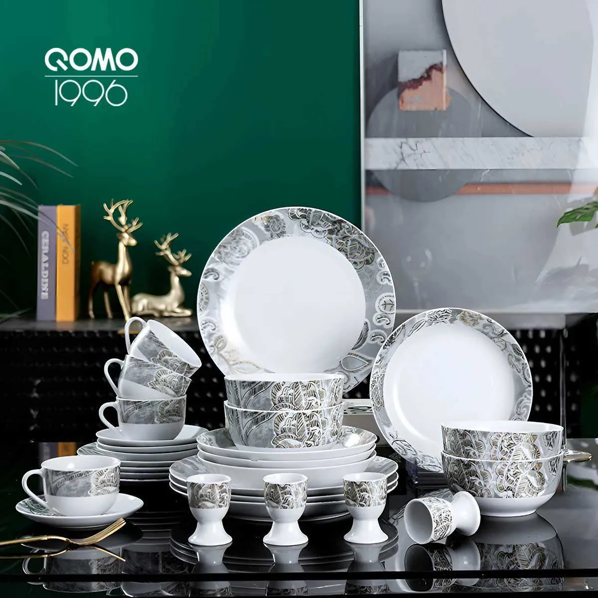 Save Big on Bulk Ceramic Dishes Sets Porcelain Dinnerware Set, 14 Or 28  Piece Ceramic Dish Set For Dining Plates, Bowls, Discs, And Mugs Best  Deals