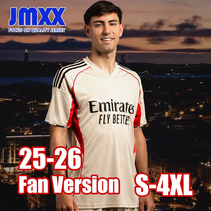 XXXL 4XL JMXX 25 26 Benficas Soccer Jerseys Home Away Third Pre - Main Image