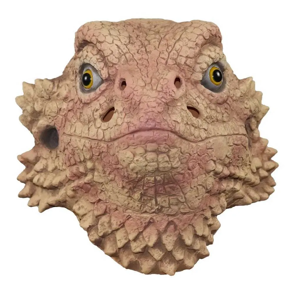 Lizard Eye Mask Realistic Desert Spiny Lizard Mask Full Head Animal Mask For Halloween ...