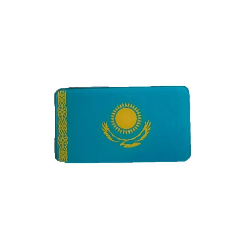 アクリルフラグブローチピン Kazakhstan National Symbol 愛国的