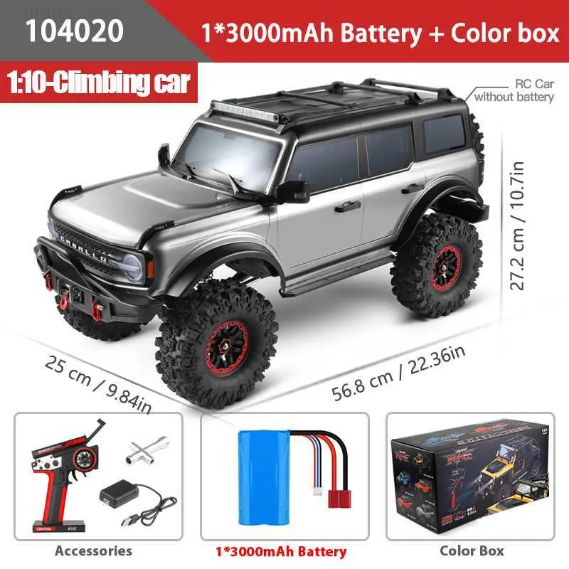 Wltoys 1:10 104020 / 104026 / 104010 Auto RC con verricello