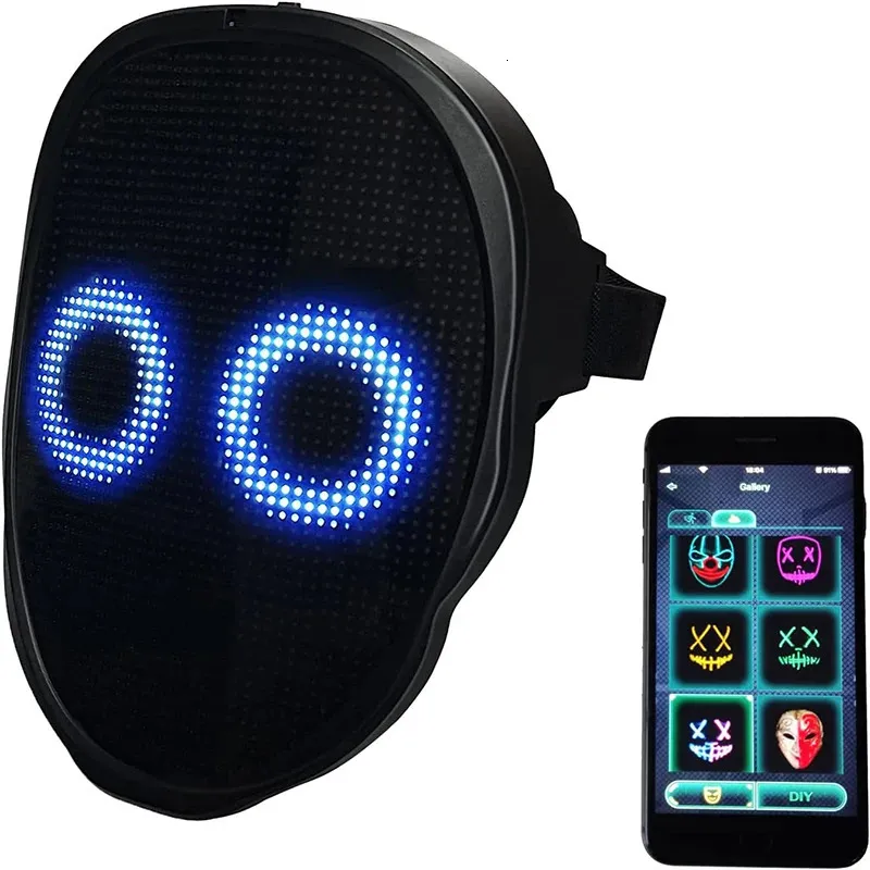 Party LED Light Up Masks Programmable Bluetooth... From Homehaven, $68. ...