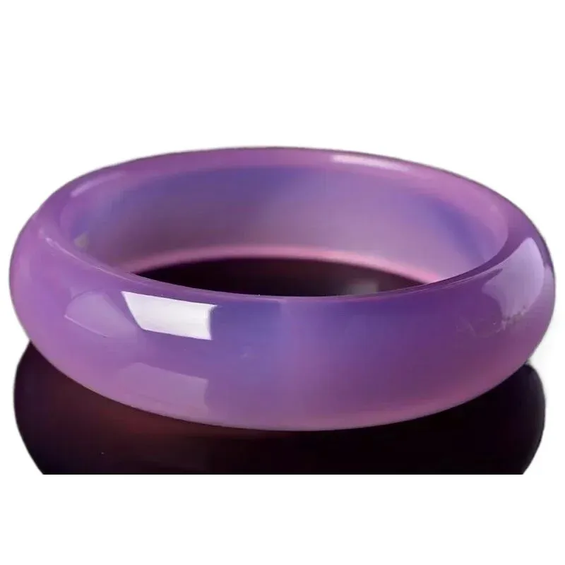 Save Big on Bulk Purple Agate Bracelet Elegant Agate Chalcedony Bracelet:  Ice Violet Jade Fashion For Women Best Deals on DHgate