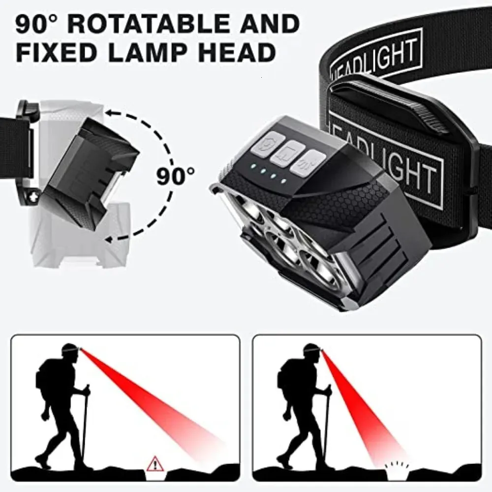 Video su Qual è Lampada frontale COB LED ricaricabile in micro USB per esterni, ideale per la pesca