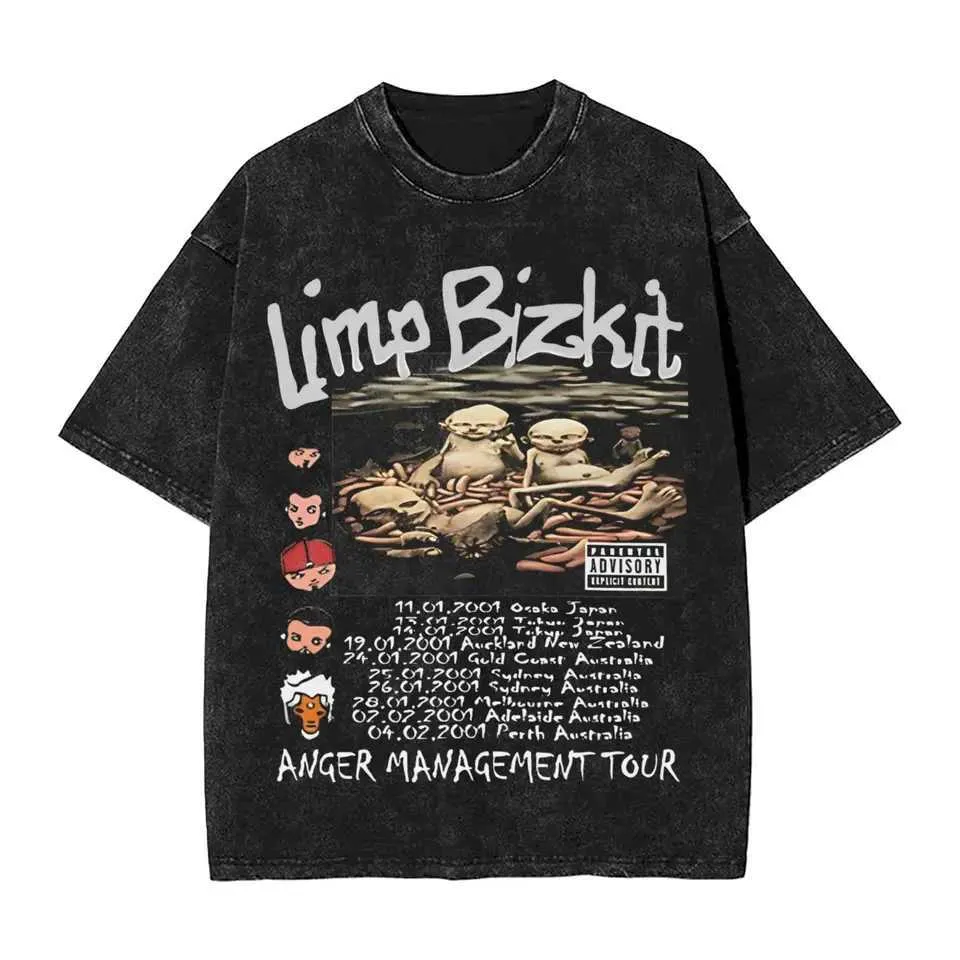 Fashion Women Men Limp Bizkit Tour 2025 Rock Band Tee From 9,77