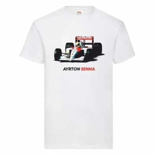 アイルトン・セナ Tシャツ F1 T トップ 80s 90s ユニセックス GP 100