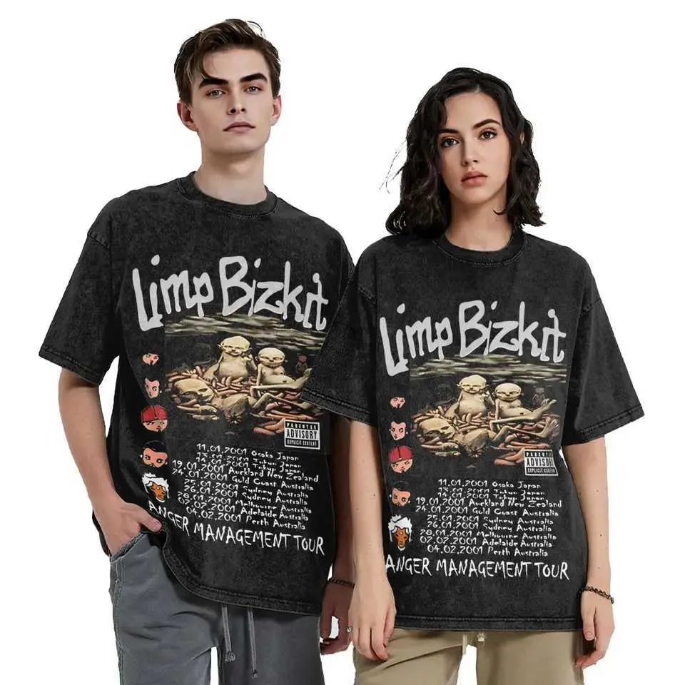 Fashion Women Men Limp Bizkit Tour 2025 Rock Band Tee From 9,77
