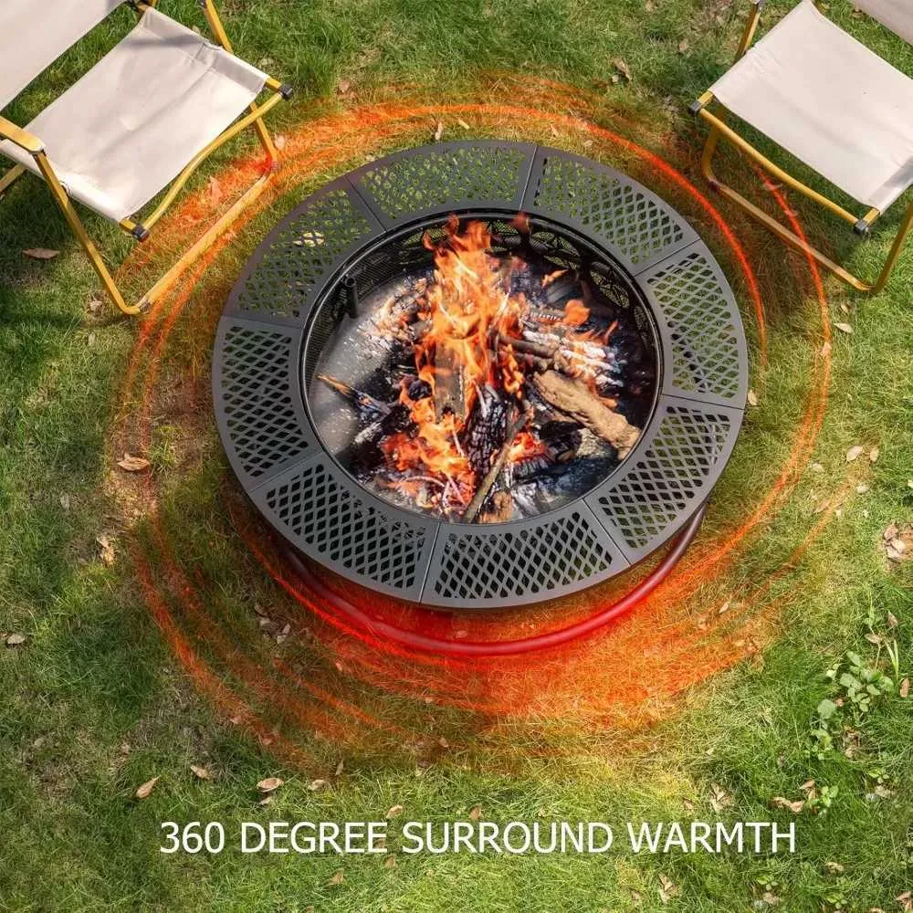 Parrilla De Cocina De 36 Pulgadas, Hoguera Para Barbacoa De Leña Al Aire  Libre Con Tapa, Hoguera Para Exteriores 3 En 1 Para Hoguera En La Terraza  Del Patio Trasero De 83,61 € | DHgate, image size:1000x1000