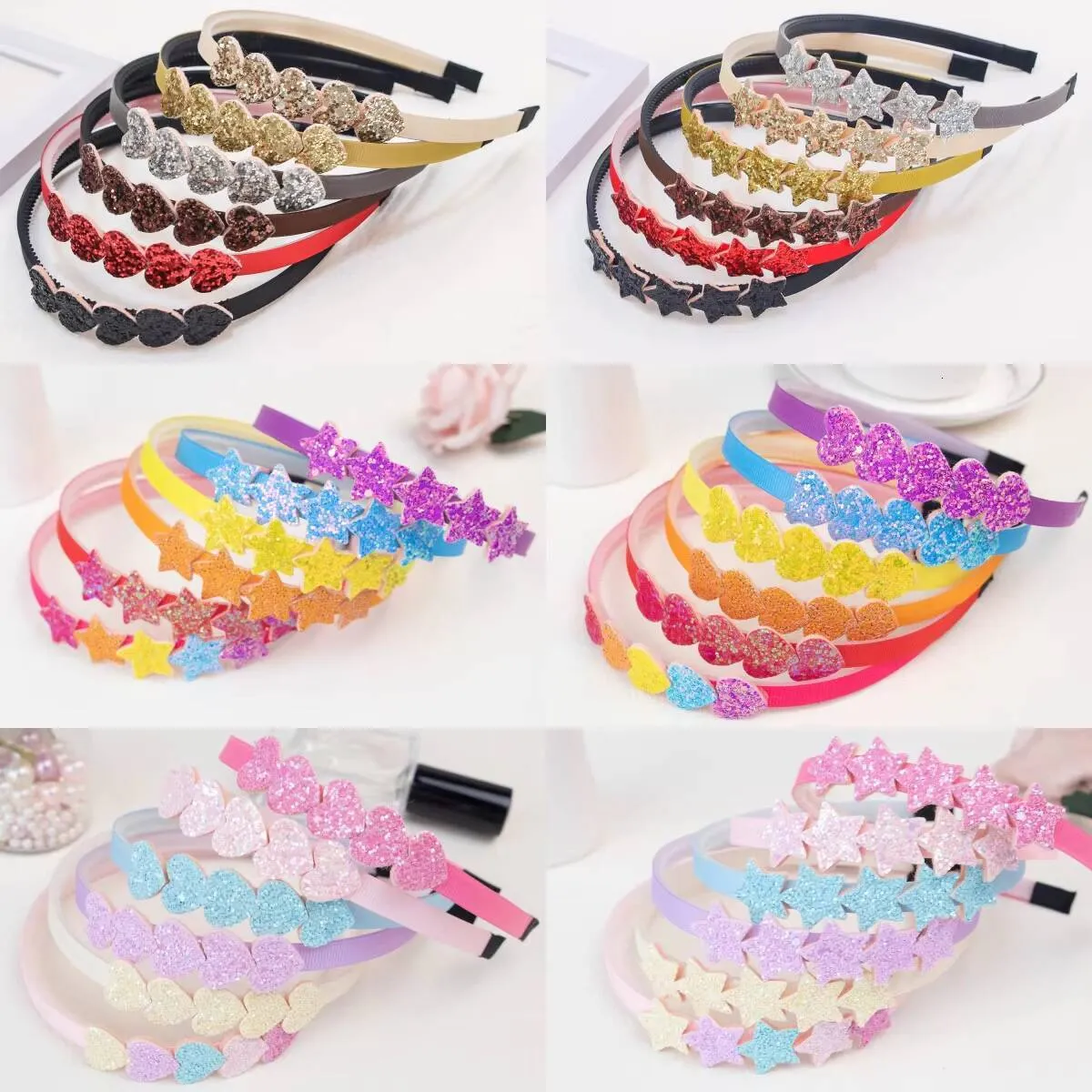 Sequin Knot Headband For Girls, Cute Rainbow Hair Martinique