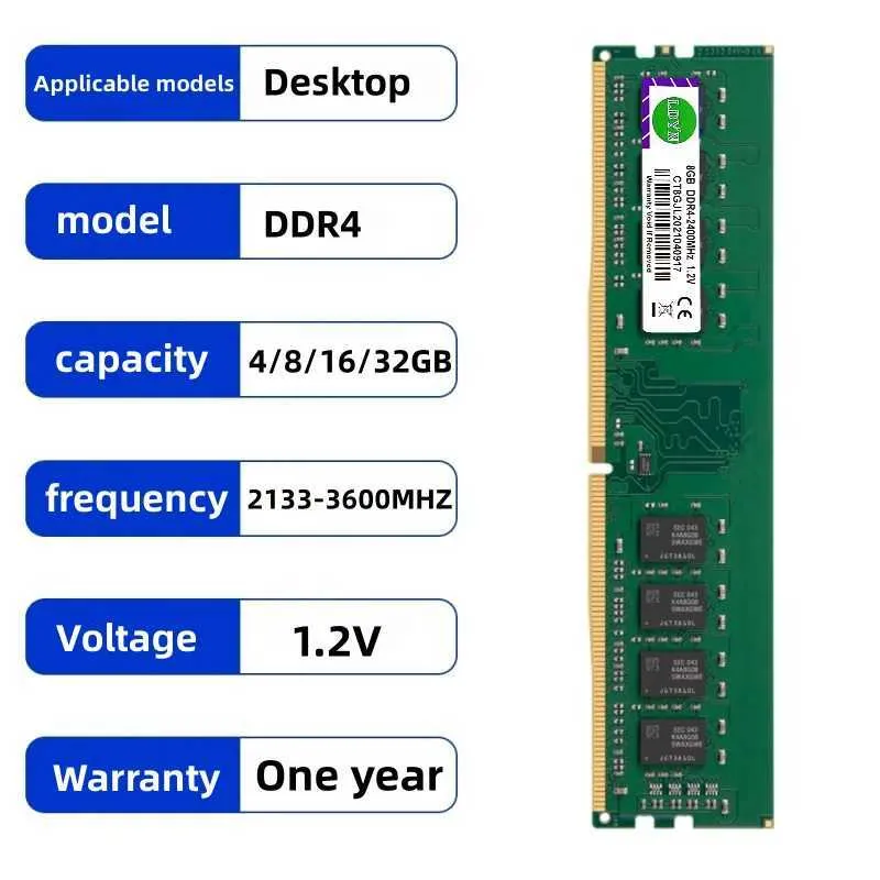 Ryzen 2400mhz Vs 2666mhz Crucial Ballistix 16GB Desktop DIMM RAM - Main Image