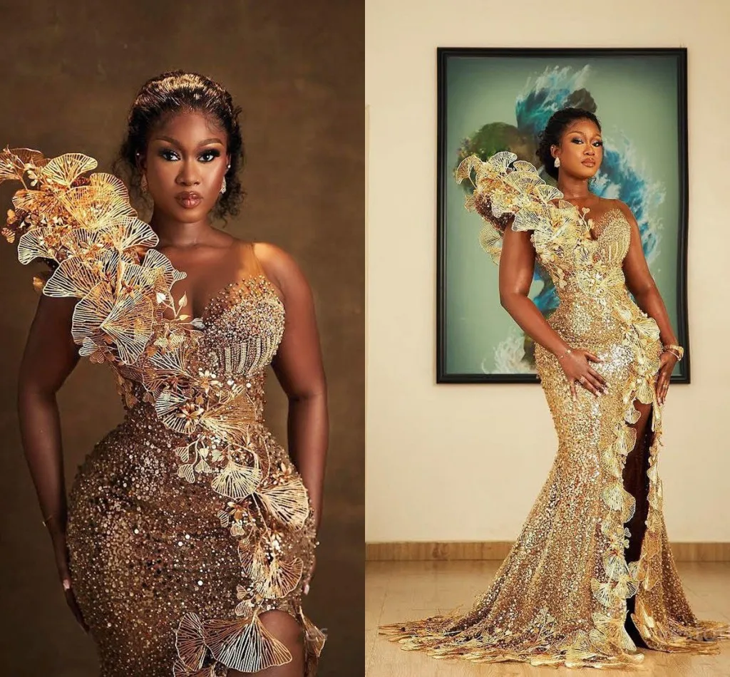 Vestidos De Baile De Baile De Estilo Sirena: Vestido De Noche Alto - Main Image