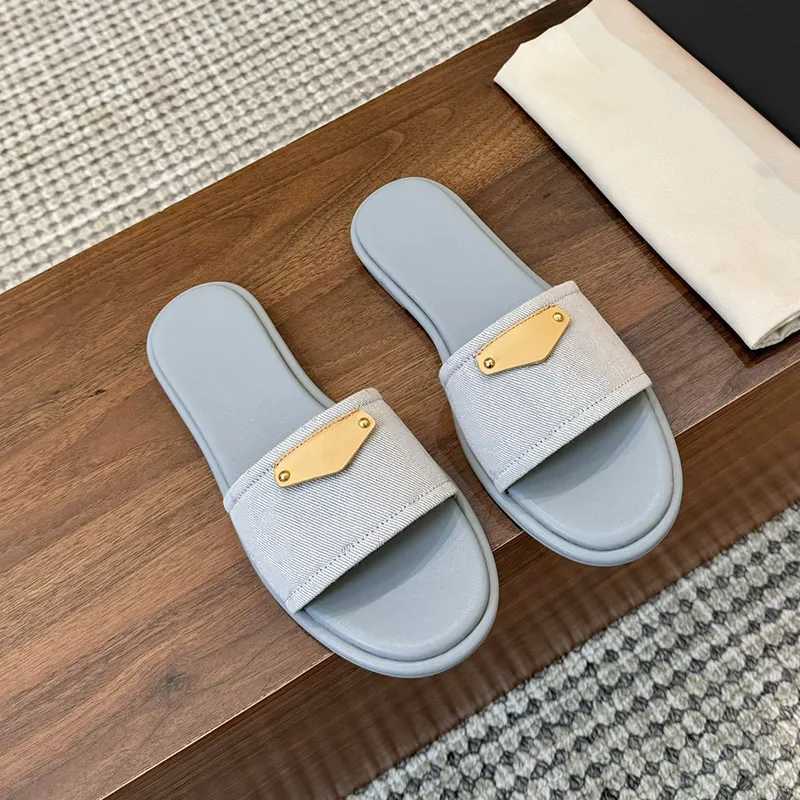Save Big on Bulk Sandals Female Slippers Designer Slippers Women Lily Flat  Sandals Gray Blue Pink Denim Sandals Summer Casual Beach Women Slippers 864 