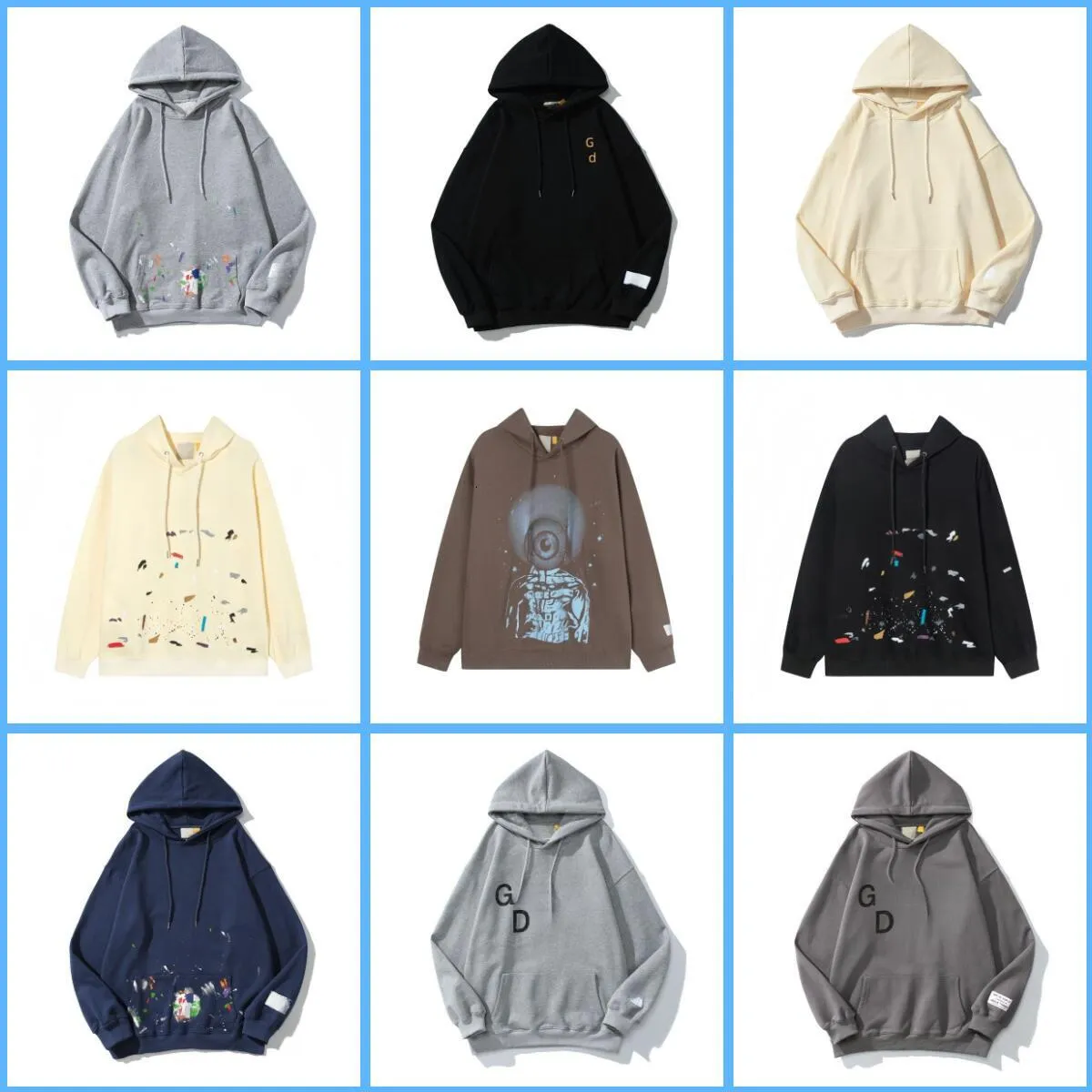 Designer Felpe Con Cappuccio Felpa Di Pullover Pullover Long