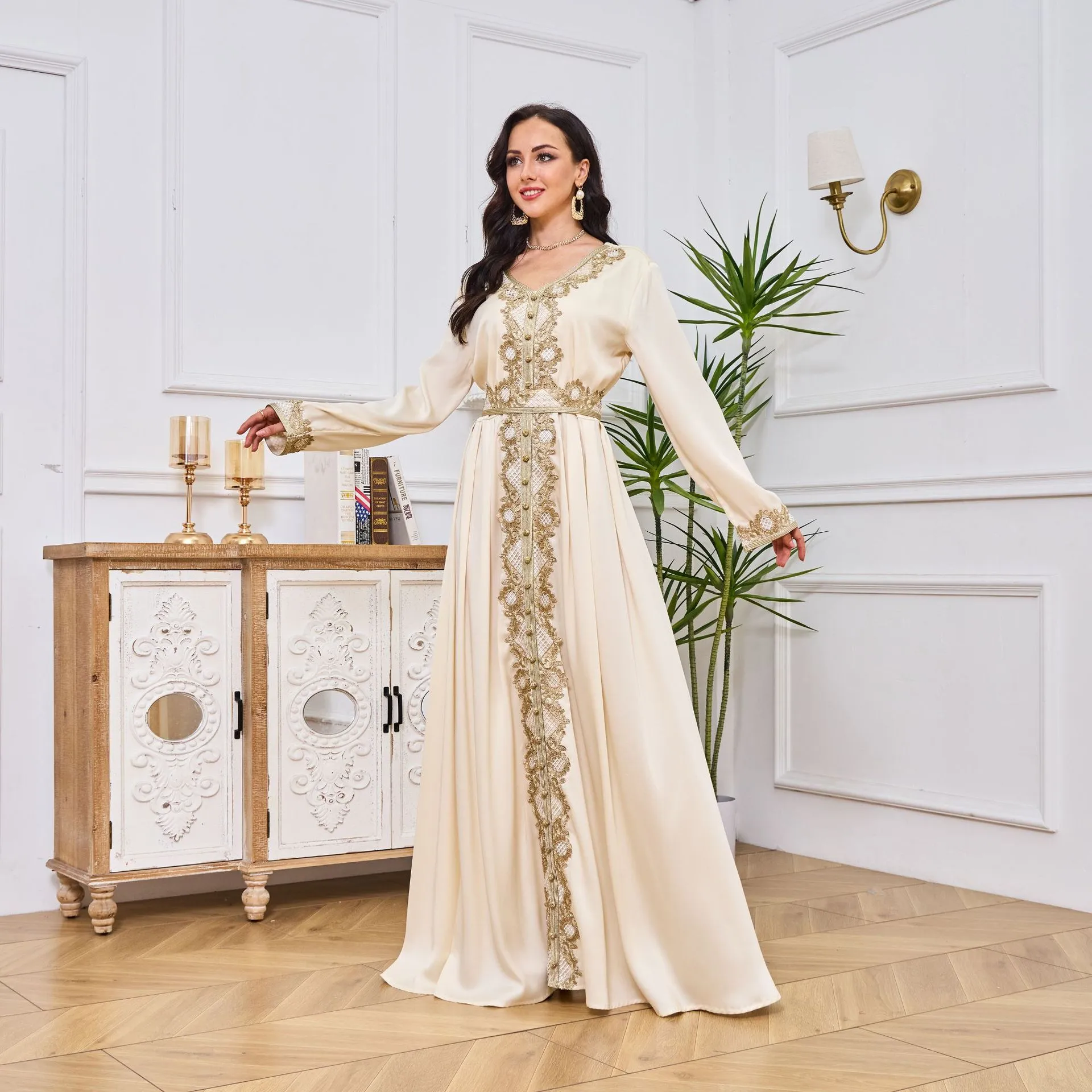 arab ramadan abaya maxi dress Women's Arabian Muslim Mermaid Dress Abaya Maxi Dress Adjustable Length For Ramadan Religious Saudi Arabic Adults Dress 2026