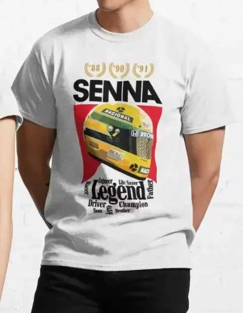 アイルトン・セナ Tシャツ F1 T トップ 80s 90s ユニセックス GP 100