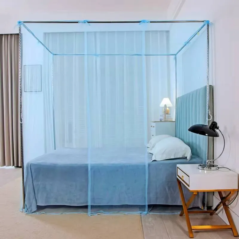 Fine Mesh Mosquito Net For Single Bed Large Square Netting With One ...
