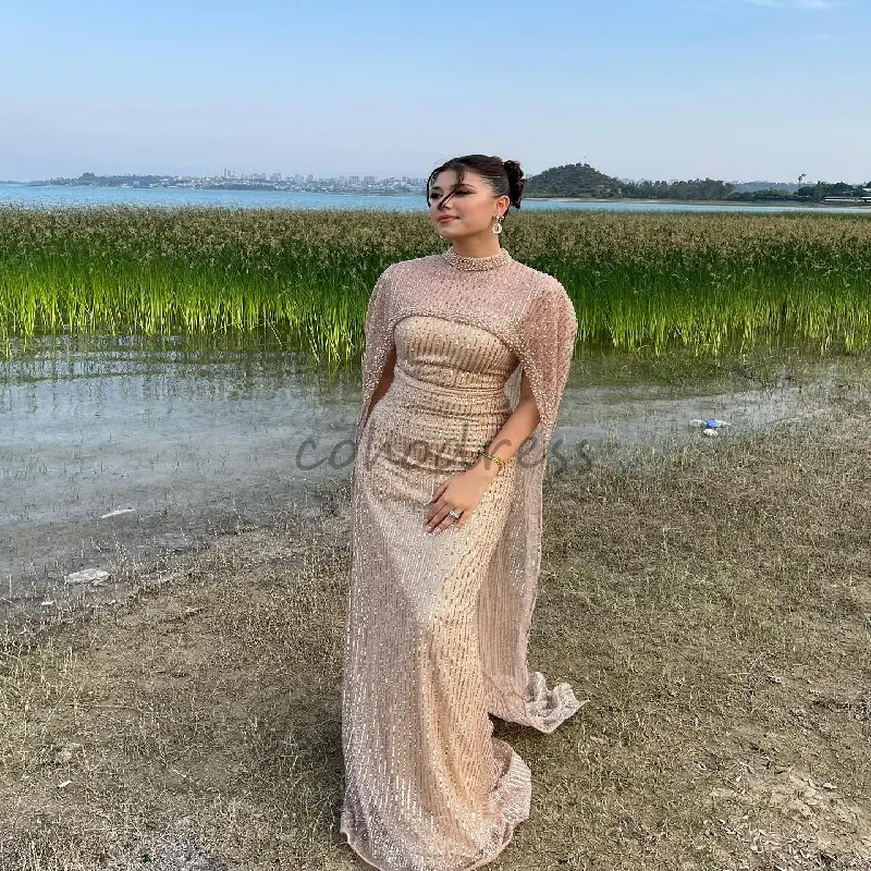 And Gold Arabian Style Prom Dresses Arabic Prom Dresses, 2024 Fashion Party  Dresses, Off The Shoulder