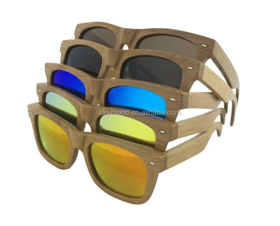 Alibaba Cheap Wood Sunglasses KINGSEVEN Retro Men's Sunglasses - Main Image