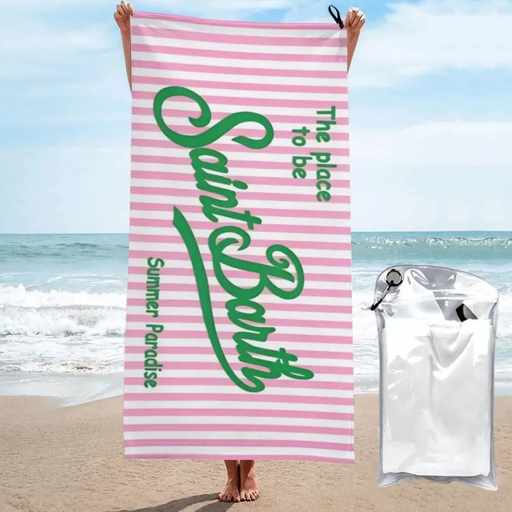 Serviette De Plage En Microfibre, Surdimensionnée, à Séchage Rapide (185,4 X 88,9 Cm), Résistante