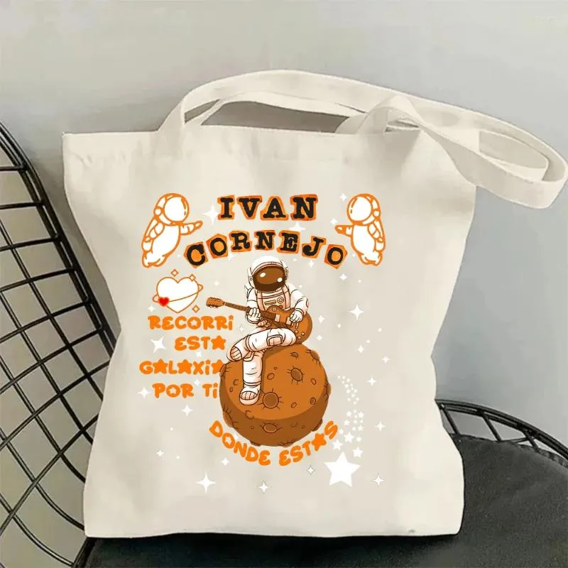 Bolsas de compras Ivan Cornejo Donde Estas Mirada Tour 2025 Merch Canvas  Bag Totes Totes