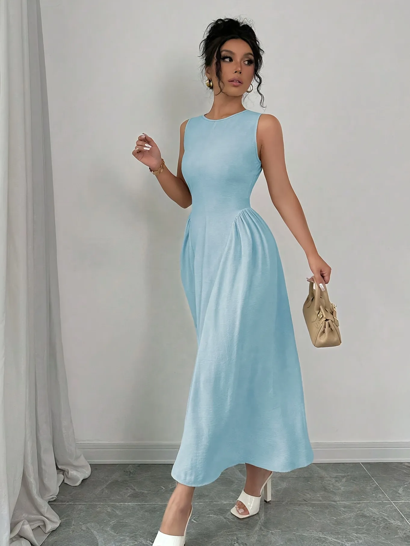 sachin and babi light blue dress Smart Casual Women Dress Code main image 1