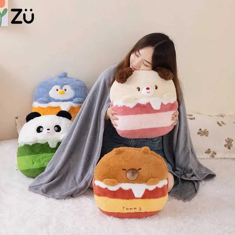 Ahorra a lo Grande en Compras al por Mayor de Almohadas De Felpa De  Animales 40cm Nueva Manta De Almohada Linda En Animal Relleno Panda  Capibara