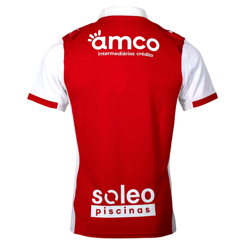 SC Braga Mens Soccer Jersey 25/26 Red Home Shirt | DHgate