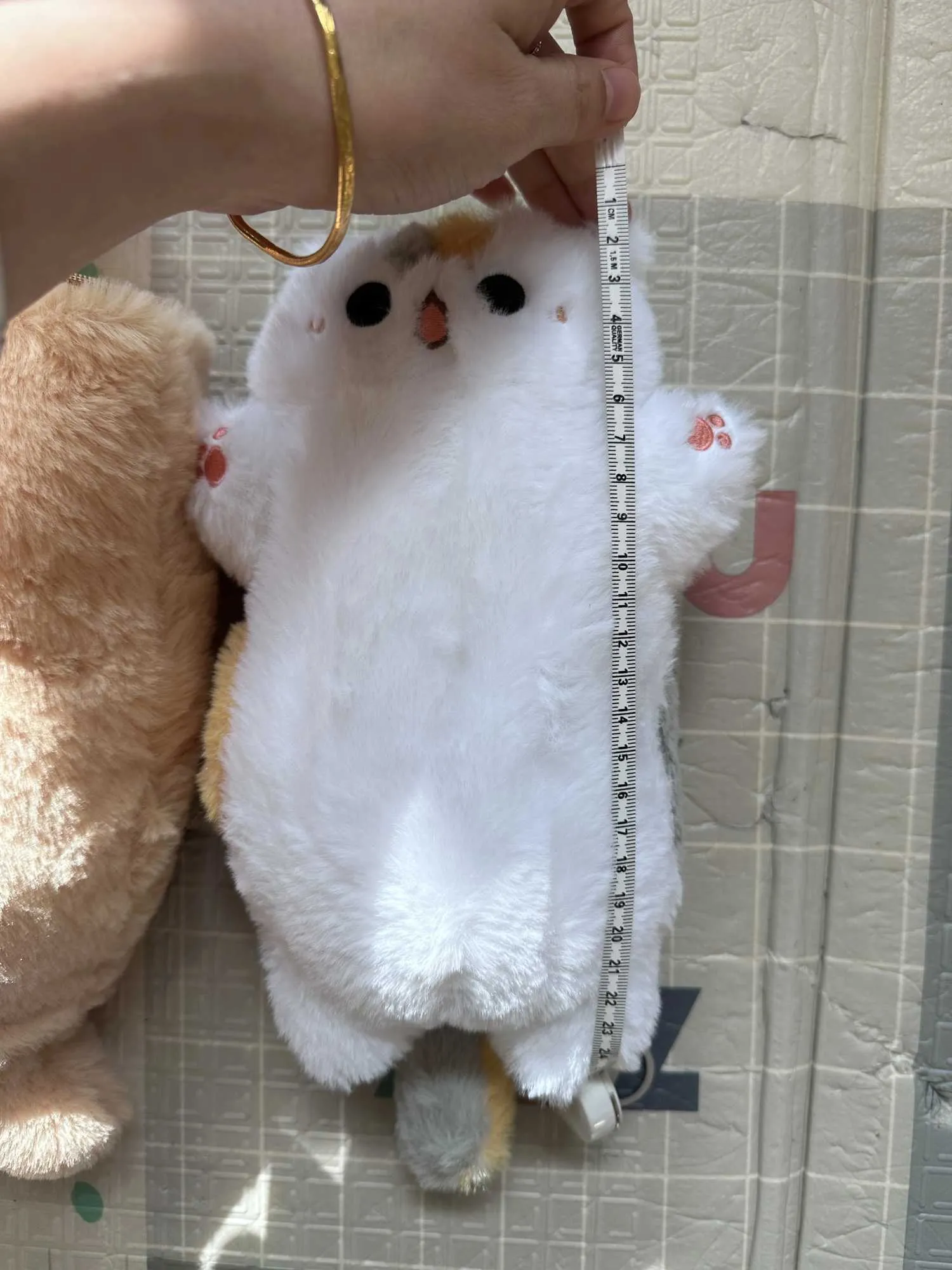 Peluche Gatto Kawaii Taiyaki 40/60/80 Cm, Morbido Cuscino Giocattolo Anime