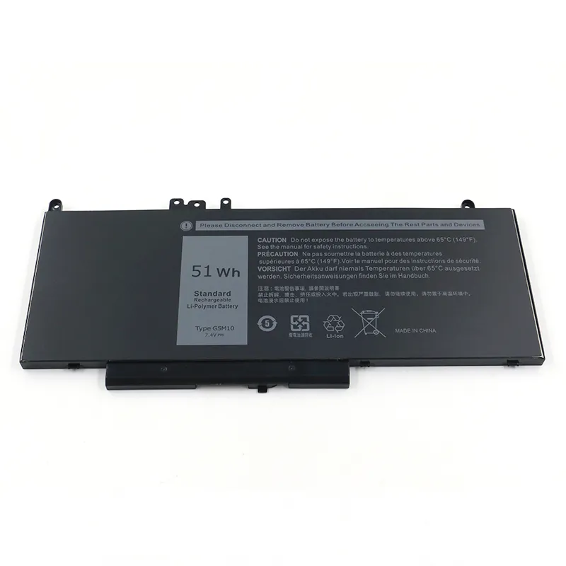 E5450 E5550 Accu Vervangende Laptop Batterij Voor Dell Latitude E5450 E5550 E5250 - 7.4V 51Wh - Compatibel Met G5M10, 8V5GX, R9XM9 Laptop Batterij Dell Latitude