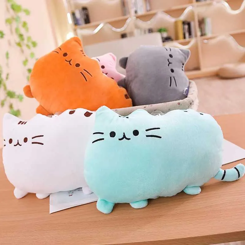 Tierno Peluche De Gato Suave Largo Tipo Almohada Gatito Niño