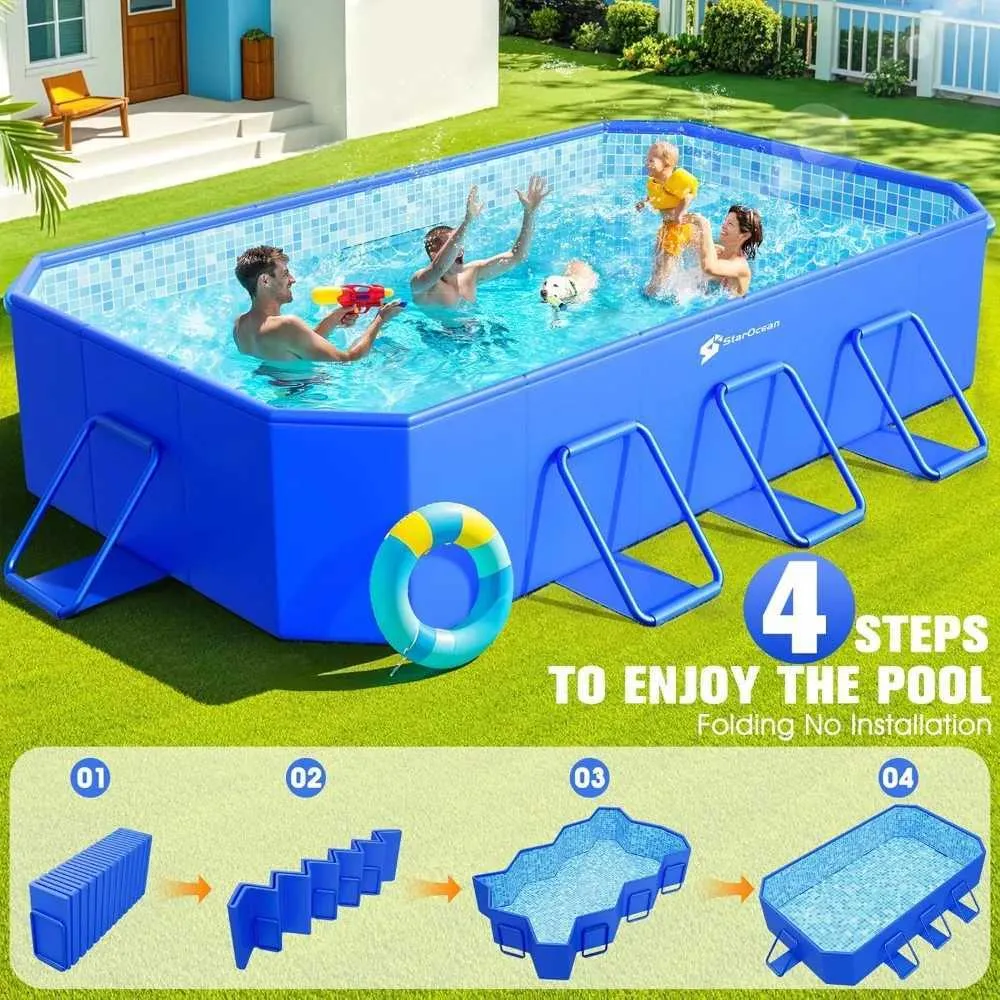 X250628 Foldable Large Non Inflatable Pool ... From Time_brocade1, $92. ...