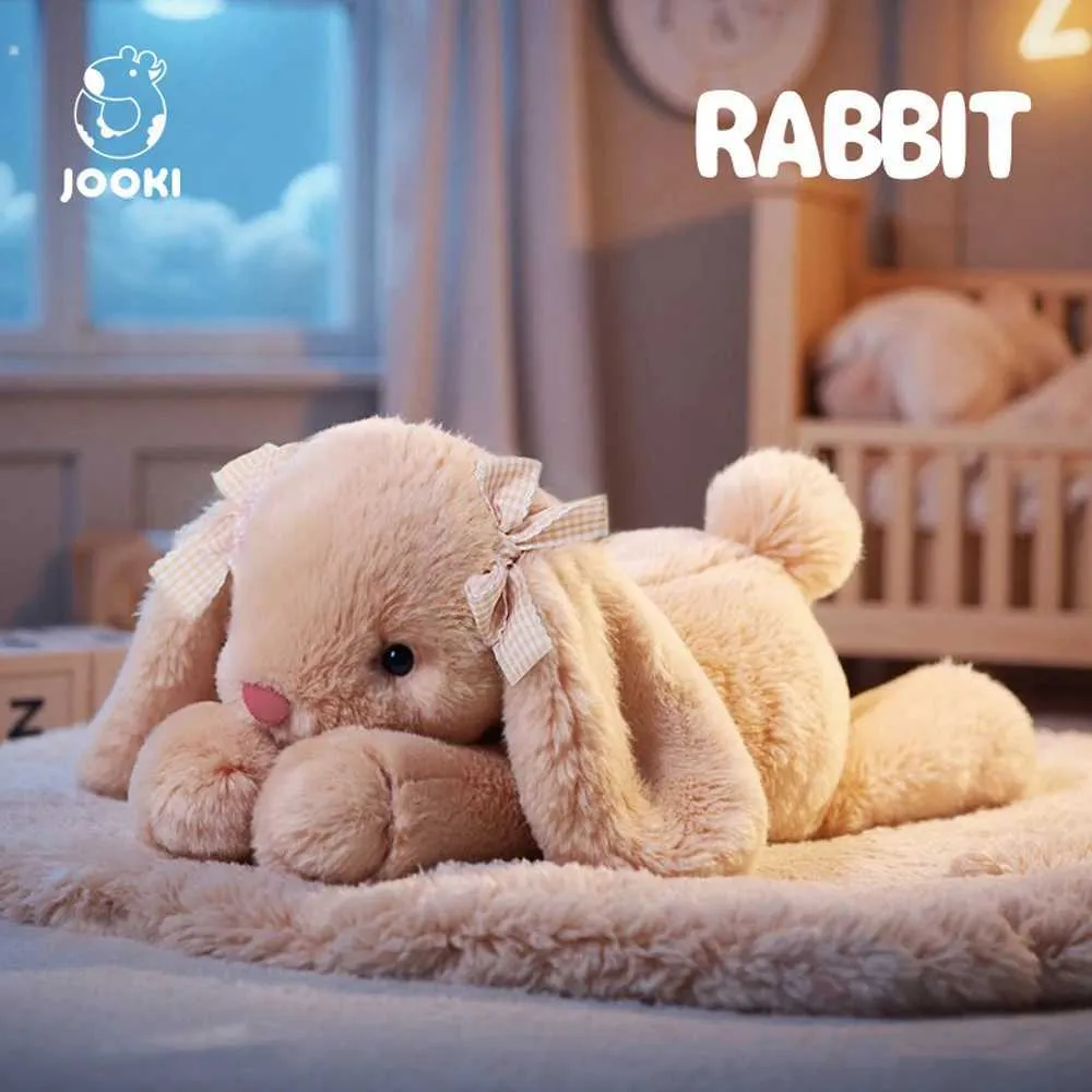 Cute Lop Rabbit Plush Toy Soft Stuffed Bunny Doll With Long Ears ...