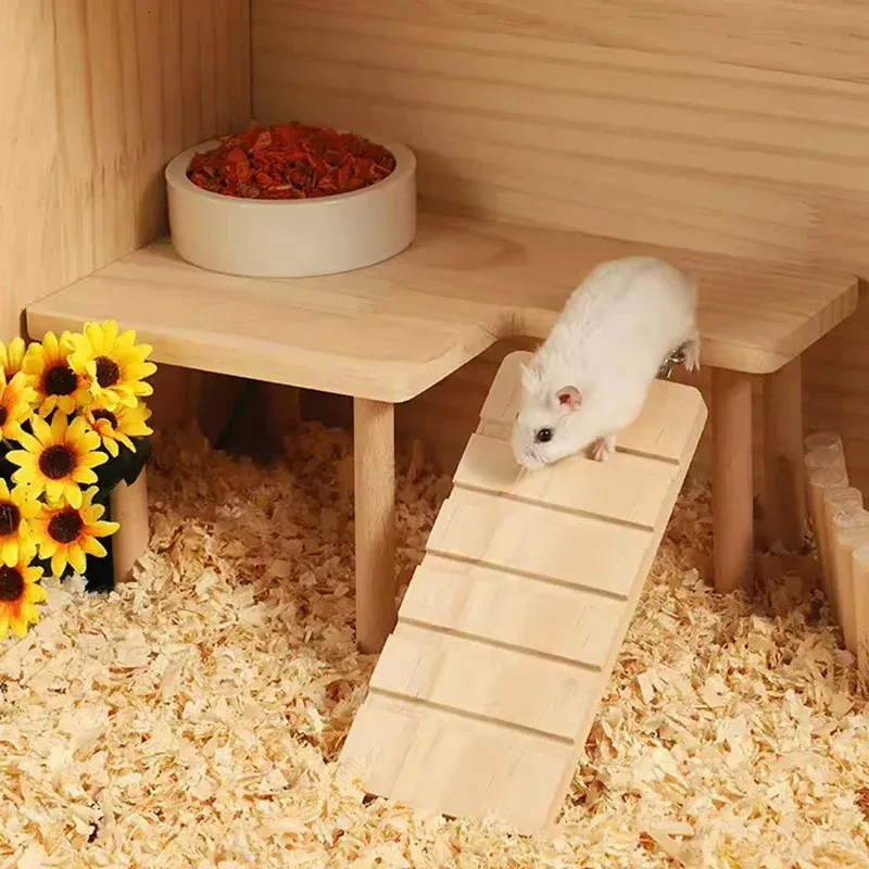 Image result for Hamster Wooden Ladder Climbing Toy Small Pet Playground Stairs And ...