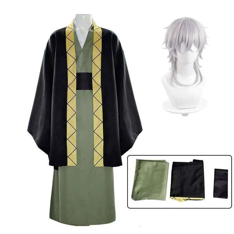 Save Big on Bulk Cosplay Bungou Stray Dogs Men's Japanese Anime Cosplay  Costume Set: Kimono Uniform, Wig Accessories For Halloween Party Role