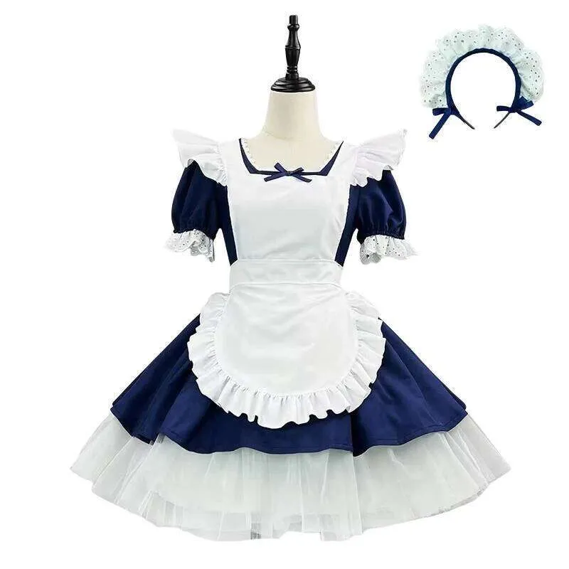 Iochi Mari Cosplay Game Blue Archive Costume Wigs Mari Dress Ear Outfit Suit Halloween Party Uniform Clothing For Women Girl - View #4