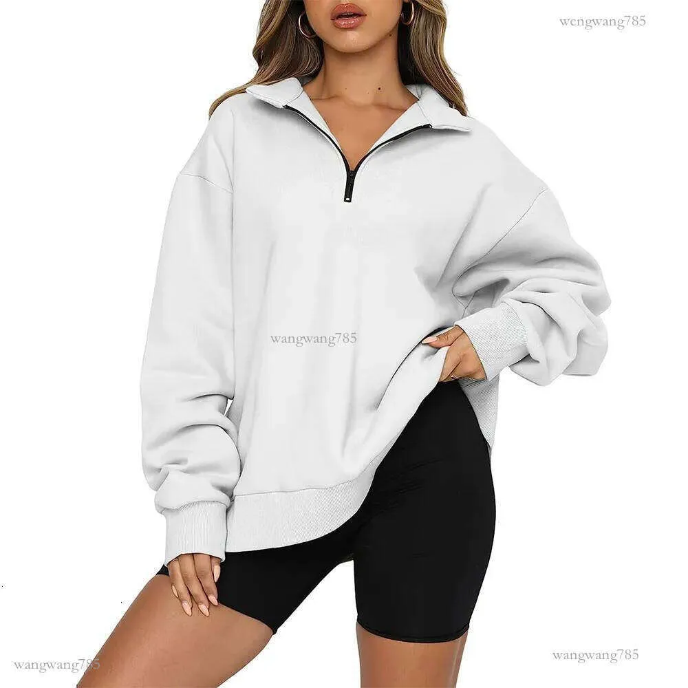 Sweat à Capuche Zippé Femme - Coupe Oversize, Léger, Avec Poches, Parfait Printemps/automne (polyester)