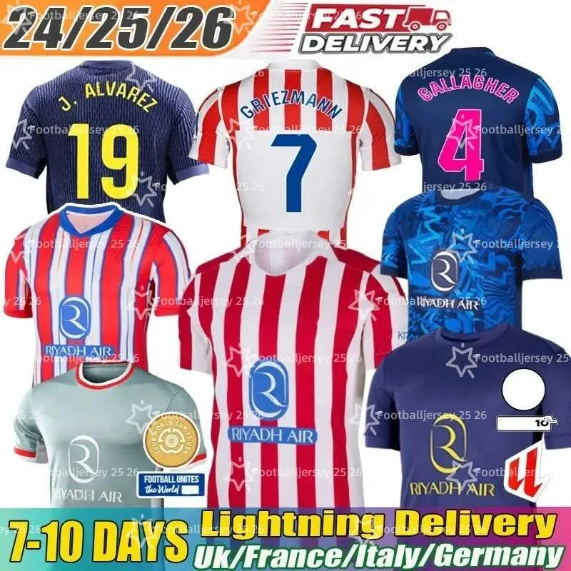 Football Jersey 25/26 #19 J. Aarez #7 Griezmann Soccer Jerseys J.M ...