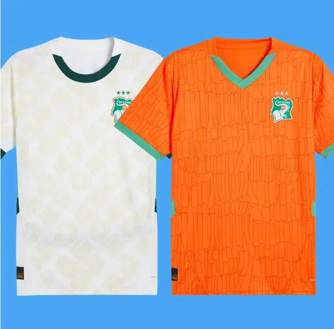 Maillot De Football Côte D'Ivoire Vintage PUMA - Yaya Touré - Taille L - Orange - Occasion