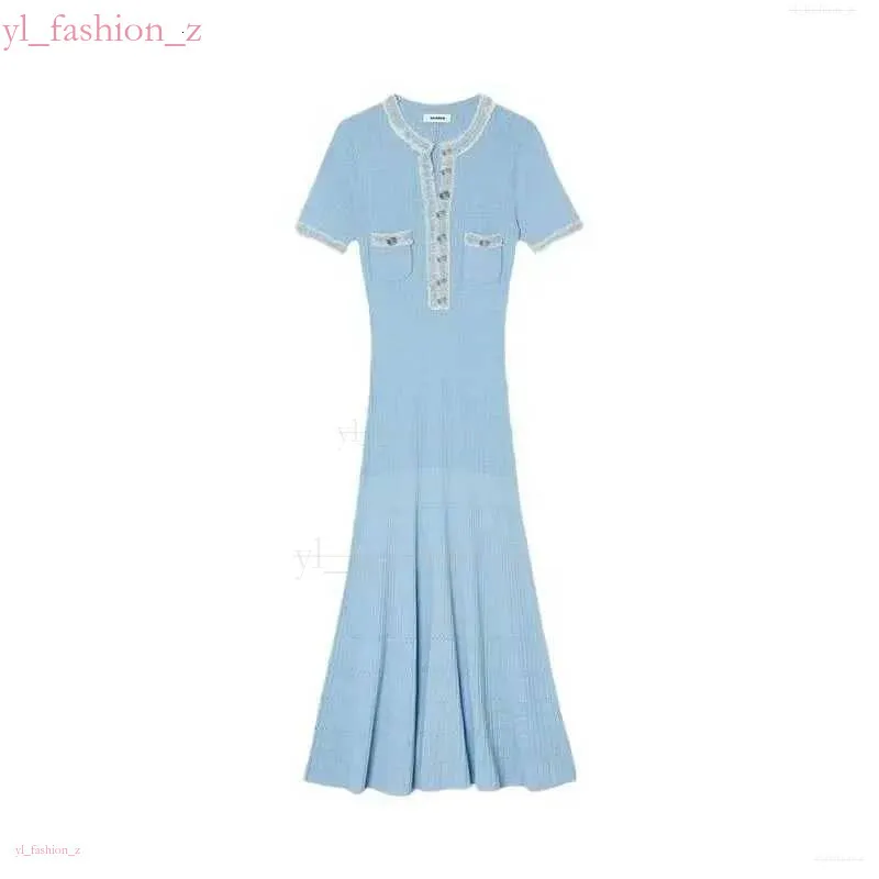 designer evening dresses with sleeves Iris Gown Long 18 / Off White Lands' End Women's Soft Natural Fibers Color:Blue Ibiza Floral length sleeveless