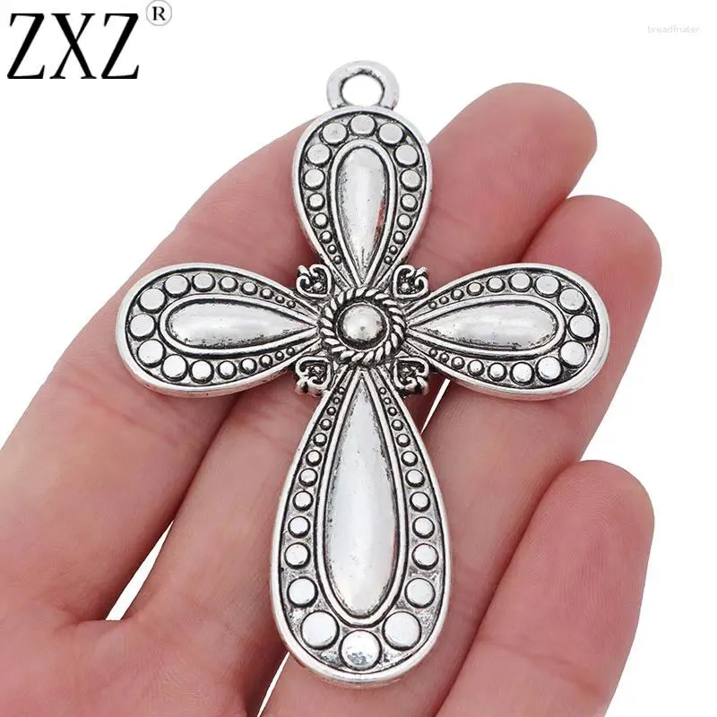 アクセサリー Cross motif design charm necklace Pendant Necklaces ZXZ Large Gothic Cross Charms Pendants For
