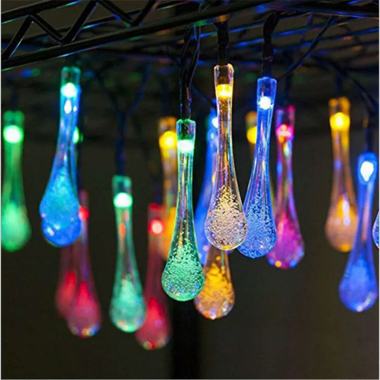 LED Solar Water Droplet String Bubble Raindrop With... From Chlighting ...