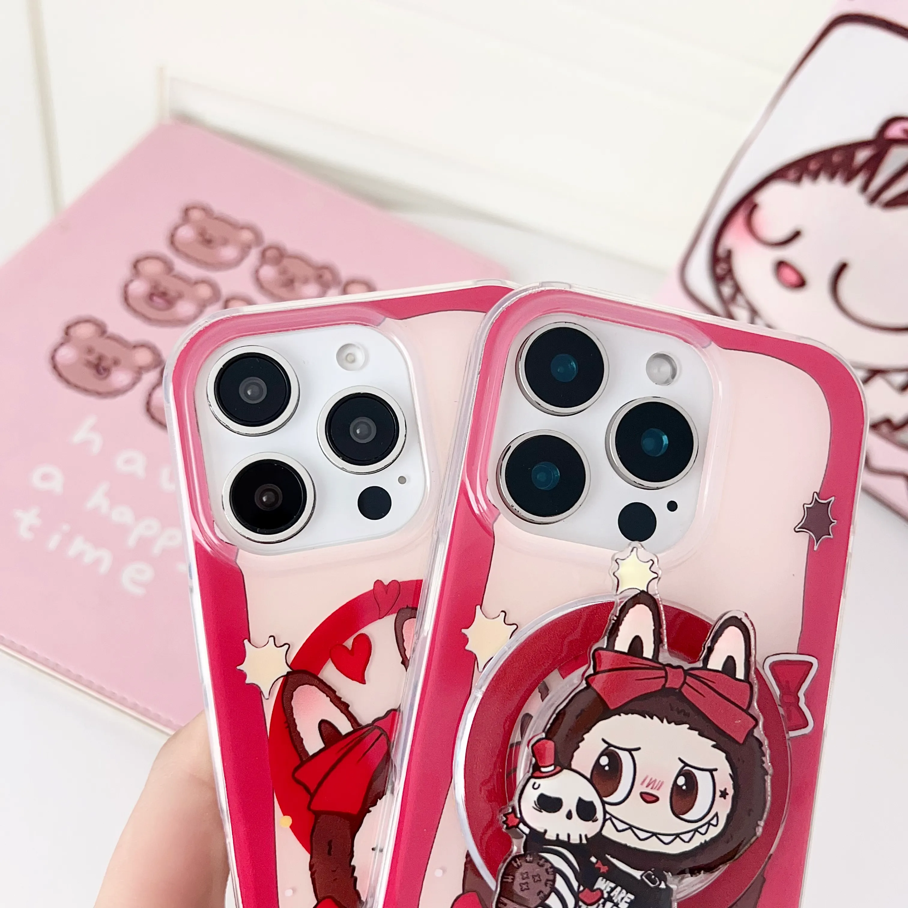 Custodia per telefono in silicone opaco Matchman simpatico