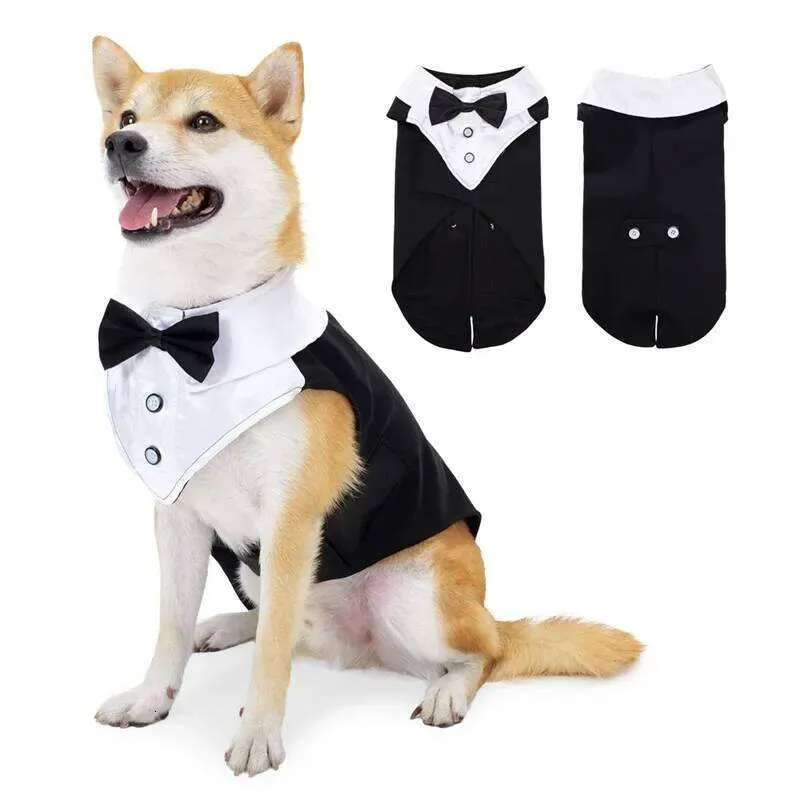 Boy Clothes Wedding Dress Male Pet Clothing Tuxedo Poodle Bichon