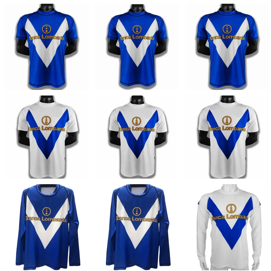 Retro Classic Brescia Soccer Jersey 2024 Baggio Home Away Vintage