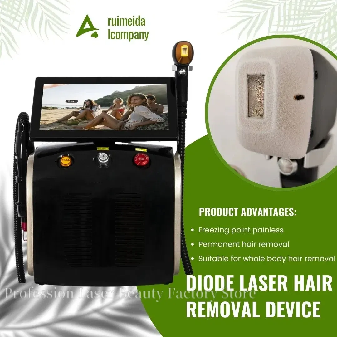 3500W Diode Laser Hair Removal Machine with 755nm 808nm 1064nm ...