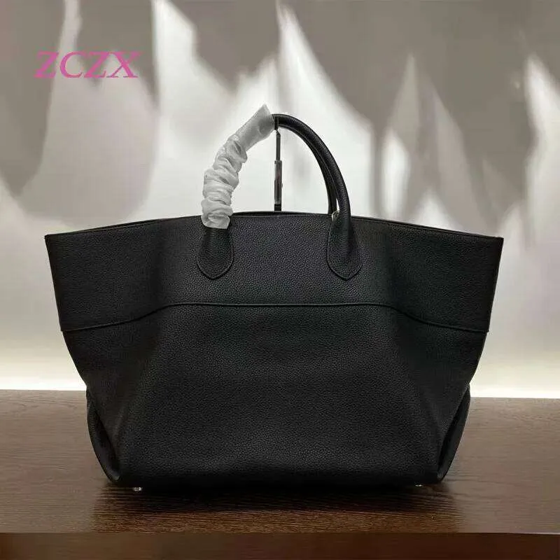 Elegant Cowhide Leather Tote Bag: Large Capacity... From  display picture 3