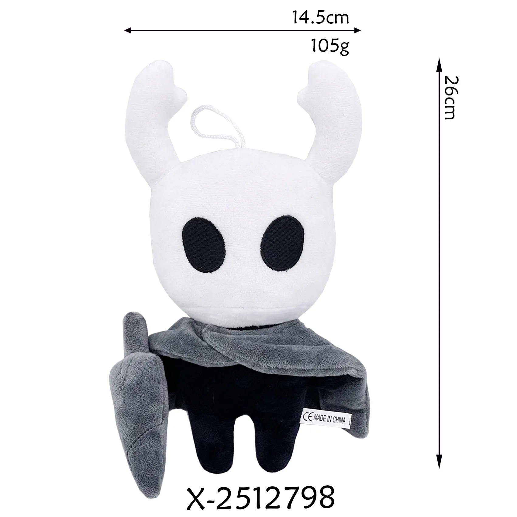 Coussin Peluche Hollow Anime 30 Cm – Doux, Kawaii, Déco Chambre Et Cadeau Pour Fans